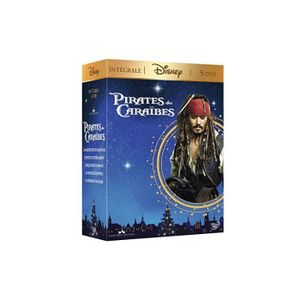 DVD DESSIN ANIMÉ Pirates des Caraïbes - Coffret 5 films
