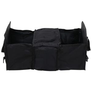 CJMM Organisateur de Poche Si/ège Arri/ère de Voiture Universel Rangement Voiture avec Poches en Filet Rangement Coffre de Voiture Noir Pochettes Voiture Si/ège pour UVS Camion Voiture Compact