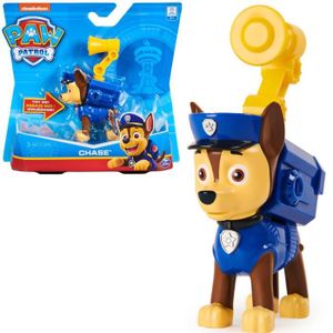 FIGURINE - PERSONNAGE Figurine Paw Patrol Chase - SPIN MASTER - Modèle Chase - Jouet avec effet sonore