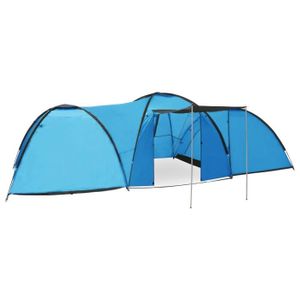 TENTE DE CAMPING vidaXL Tente igloo de camping 650x240x190 cm 8 per