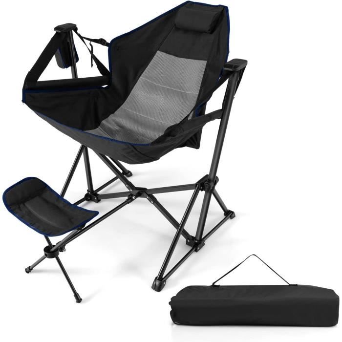 Mobilier Camping,chaise de Camping pliante en alliage d'aluminium, siège à  dossier, ultraléger, Portable, sans sable, - Type Khaki - Cdiscount Sport