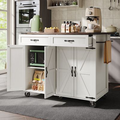 KOFOTTEU Chariot de cuisine pliable à 3 étagères, Desserte à Roulettes KOFOTTEU Chariot de cuisine pliable à 3 étagères, Desserte à Roulettes