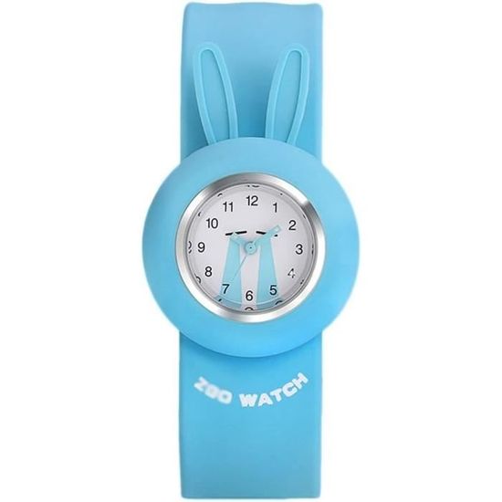 Montre à Quartz Unisexe Lovers – Cadran Dessin Animé, Bracelet Cuir Noir – Neuf Avec étiquettes