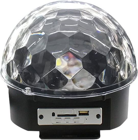 Boule Disco LED 48 Lumières Avec Haut-parleur Bluetooth Et Télécommande - Parfaite Pour Soirées, Mariages Et Fêtes