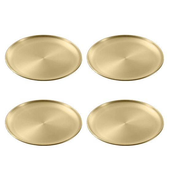 Lot De 5 Plaques Oculaires En Acier Inoxydable V4A - Diamètre 40 Mm, Hauteur 26 Mm, Résistant à L'eau De Mer