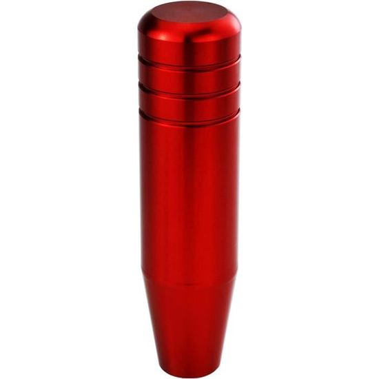 Pommeau De Levier De Vitesse Aluminium - 13 Cm, Bleu, Avec 3 Adaptateurs Pour Voiture Manuelle/auto
