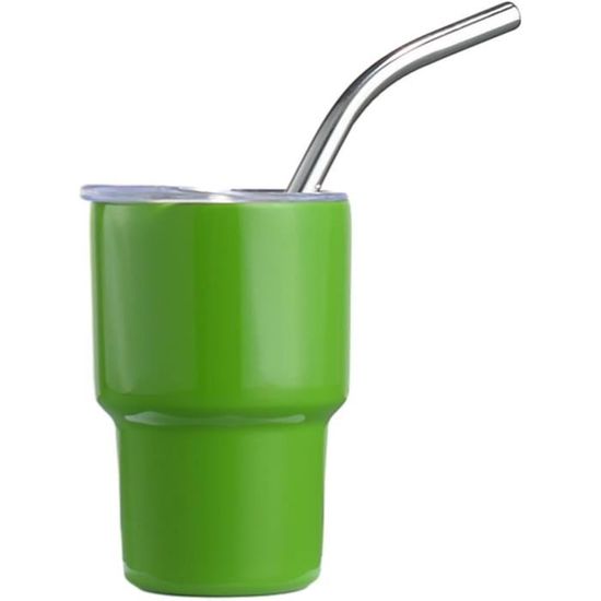 Gourde Isotherme 32 Oz Trebo – Acier Inoxydable Double Paroi – Indigo Black + Pailles