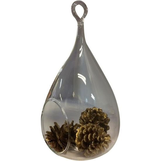 La Boule Du Verre Clair à Accrochent, Objet De Decoration, Ornament Transparent Pour Suspendre