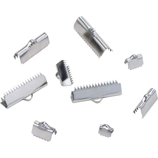 LEZED Embouts de Cordon pour Bijoux Faisant 30 Pièces Fermoirs de Cuir LEZED Embouts de Cordon pour Bijoux Faisant 30 Pièces Fermoirs de Cuir