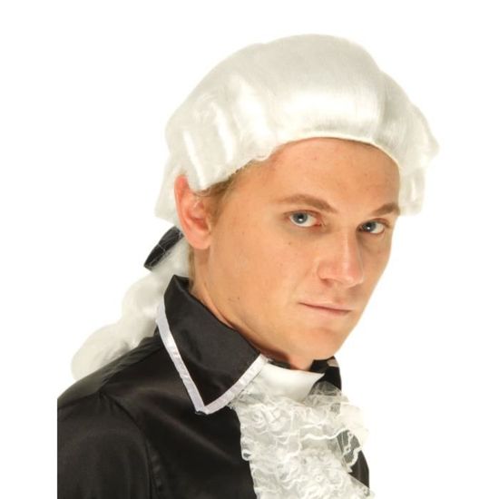 perruque blanche homme
