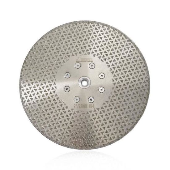 VENJELD Disque Diamanté 125 Mm Double Face – Meulage Coupe Granit Marbre Carrelage Porcelaine Pierre, Bride M14