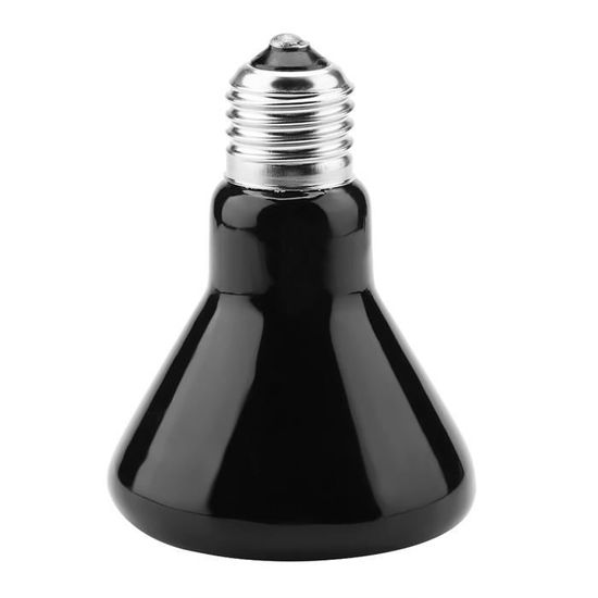 Lampe Chauffante Céramique Pour Reptile 25W - E27, Sans Lumière, Chaleur Infrarouge - Pour Terrarium, Poulailler - 10