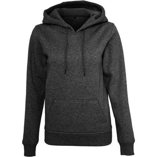 Sweat à Capuche Ample En Polaire Pour Femme Lauweion - Manches Longues, Poche Kangourou