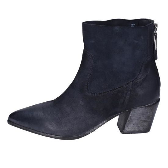 Botte Courte Homme En Cuir Caprina Fermeture Éclair