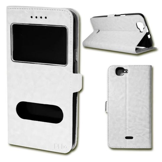 Sconosciuto PH26® - Custodia A Portafoglio Per LOGICOM M Bot 51 A Pois