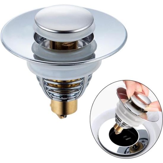 Bouchon De Baignoire, 43 Mm Bouchon De Vidange En Laiton Clapet Pour 298712