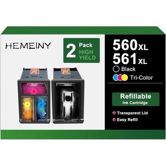 Cartouches D'encre Compatibles Canon 560/561 XL - Pour Imprimantes Pixma TS Series - Marque ENCRE4U