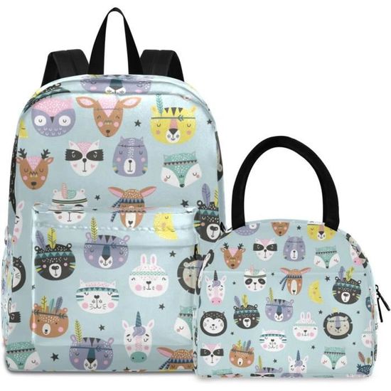 Sac à Dos Enfant Dragon Mignon - Cartable Scolaire Décontracté Garçon Fille, Polyester Imperméable