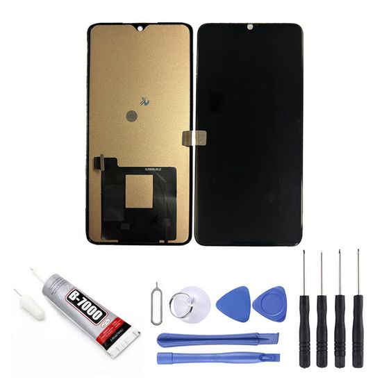 Kit De Réparation : Vitre + Écran LCD Pour XIAOMI Mi Note 10 (Blanc) + Outils + Colle