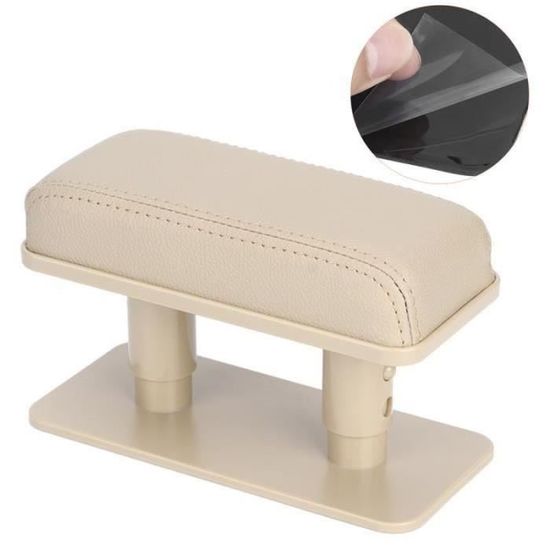 Accoudoir De Voiture Réglable En Cuir PU - Support Universel Anti-Fatigue Pour Coude Gauche - Confort Conduite Longue