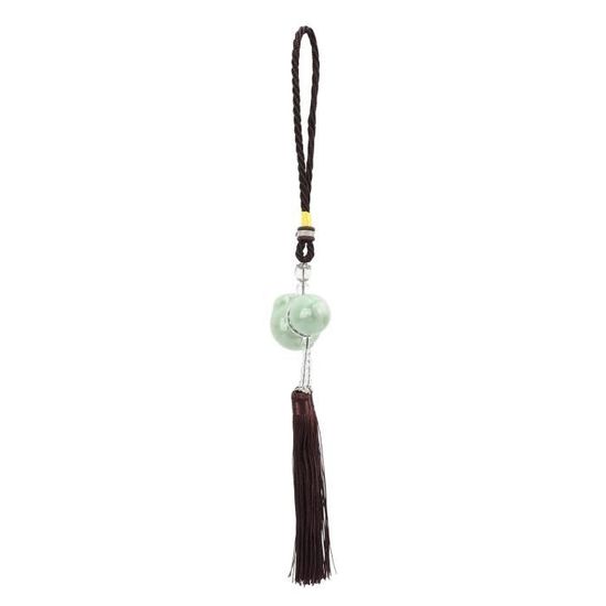 Mini Gland Pendentif Décoratif avec Casquettes Pompon Tassel Multicolore pour Sac DIY Porte-Clés