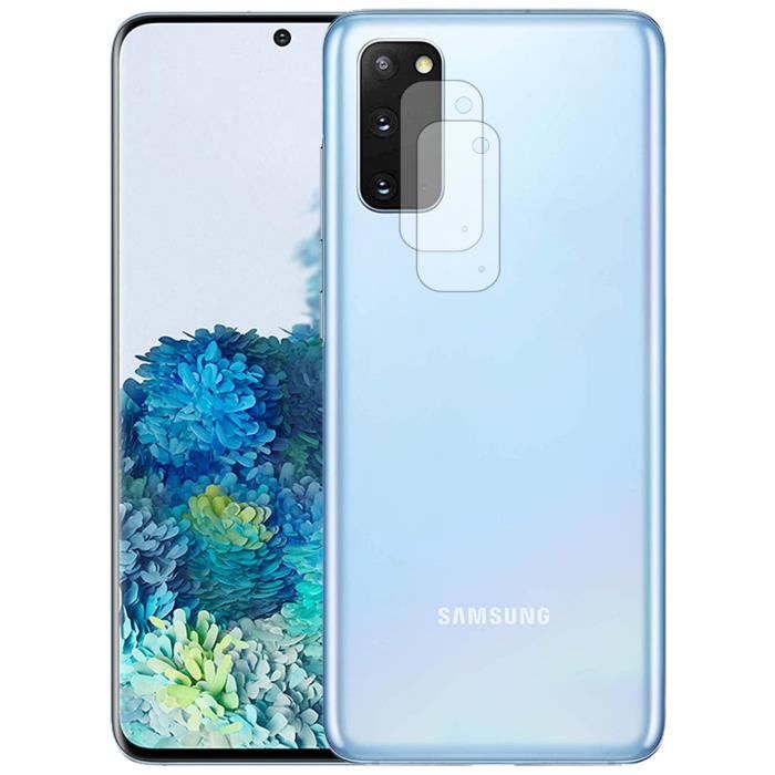 Protection Caméra pour Samsung Galaxy S20 [Lot de 2] Verre Trempé Intégral Lentille Appareil Photo Protection - Yuan Yuan