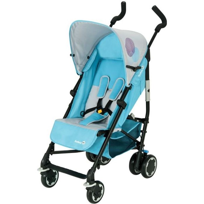 Poussette canne bleu discount