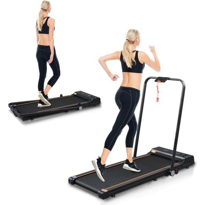 Tapis de course électrique de marche 735W, avec écran LCD, 1-6 Km/h