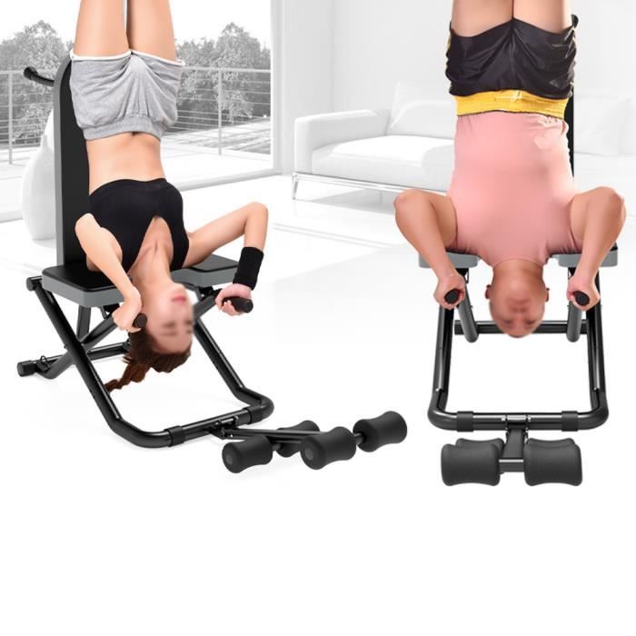 NOUVEAU Table d'Inversion Pliable Musculation Appareil du Dos Bras Sport Exercice -KEL