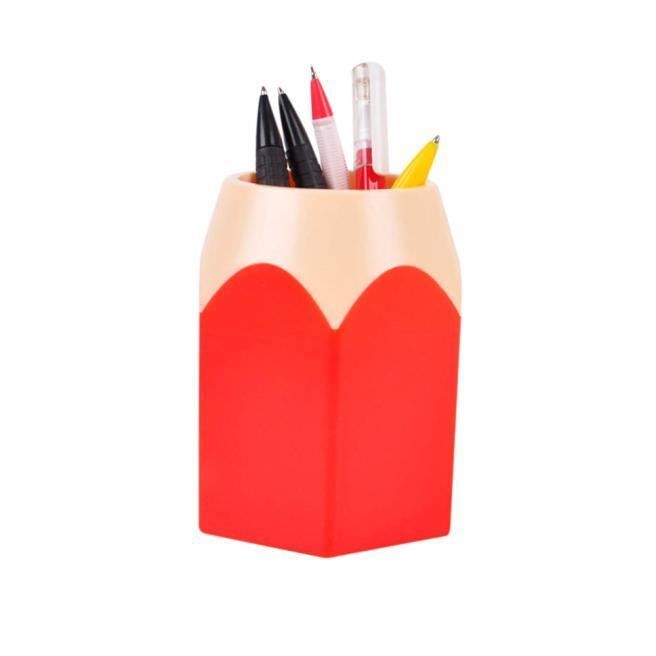 Maquillage Brosse Vase Crayon Pot Pot Stylo Porte Papeterie Stockage RD LXX51217201RD_moc
