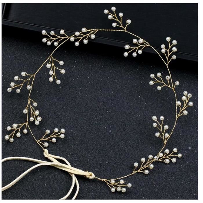 Headband perles accessoire de mariage
