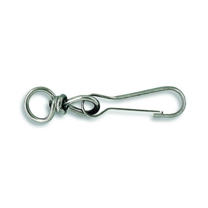 CHAPUIS - Blister de 2 Mousquetons simplex acier zingué 60mm