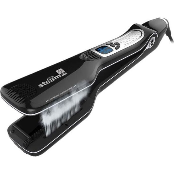 SteamPlus Fer à lisser vapeur(Noir)