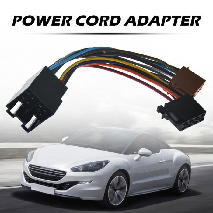 Harnais de câblage Radio de voituree, adaptateur ISO, accessoires pour Peugeot 106 206 306 307 405 406 6 KIT DE VISSERIE - PNY08082
