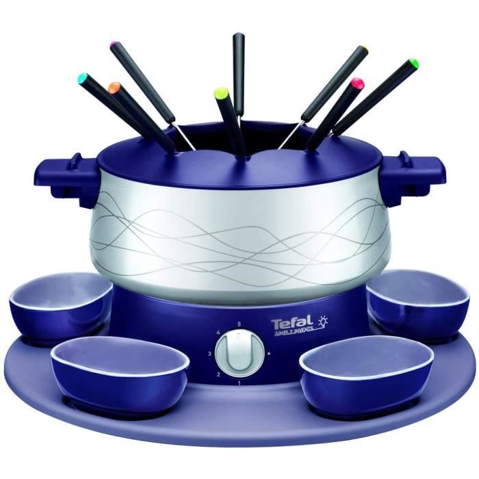 Tefal Appareil à Fondue Simply Invents 8 personnes EF351412