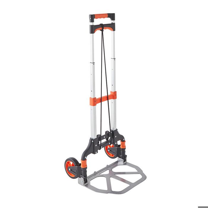 Diable de manutention - Chariot de déménagement - Pliable - 2 Roues - Aluminium - Charge Max 60KG