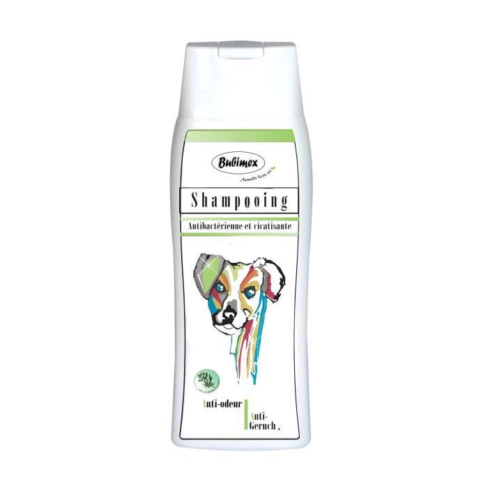 BUBIMEX Shampoing antibactérienne et cicatrisante anti-odeur - Pour chien