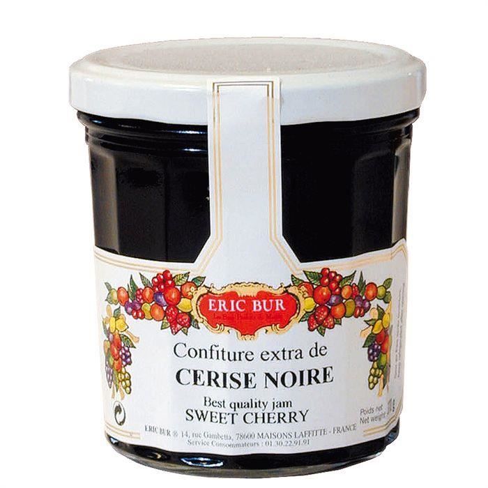ERIC BUR Confiture cerise noire 370g (Lot de 3)