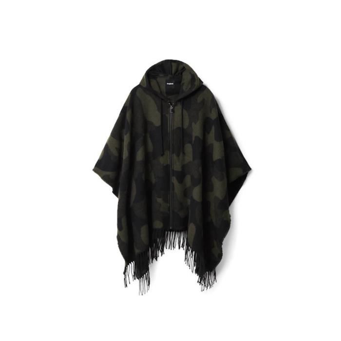 PONCHO ABSTRACT ARENAL DESIGUAL