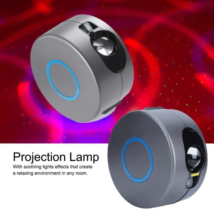 Duokon Lampe de Projecteur Étoile 5W Veilleuse Rotative Colorée LED Avec Télécommande Décor de Chambre US 110V-240V-HEN