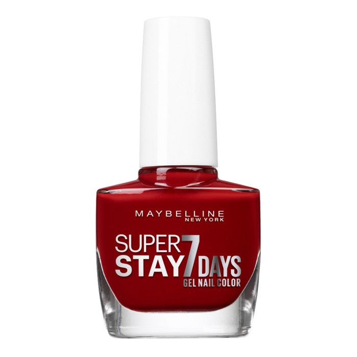 GEMEY MAYBELLINE New York Superstay 7 Days vernis à ongles 06 Rouge profond 10 ml Nu