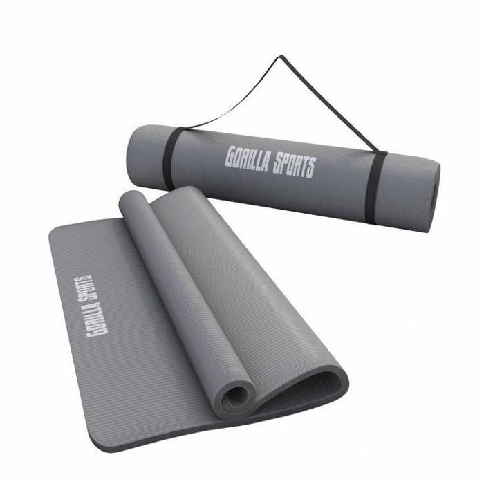 Tapis en mousse grand 190x100x1,5cm (Yoga - Pilates - sport à domicle) GRIS