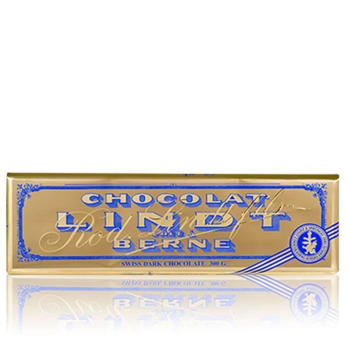 Tablette de Chocolat Lindt Gold/Swiss Premium Noir - 300G