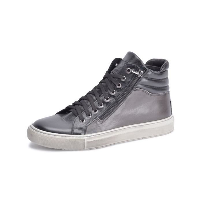 Basket Homme Redskins Neflier Noir et Gris