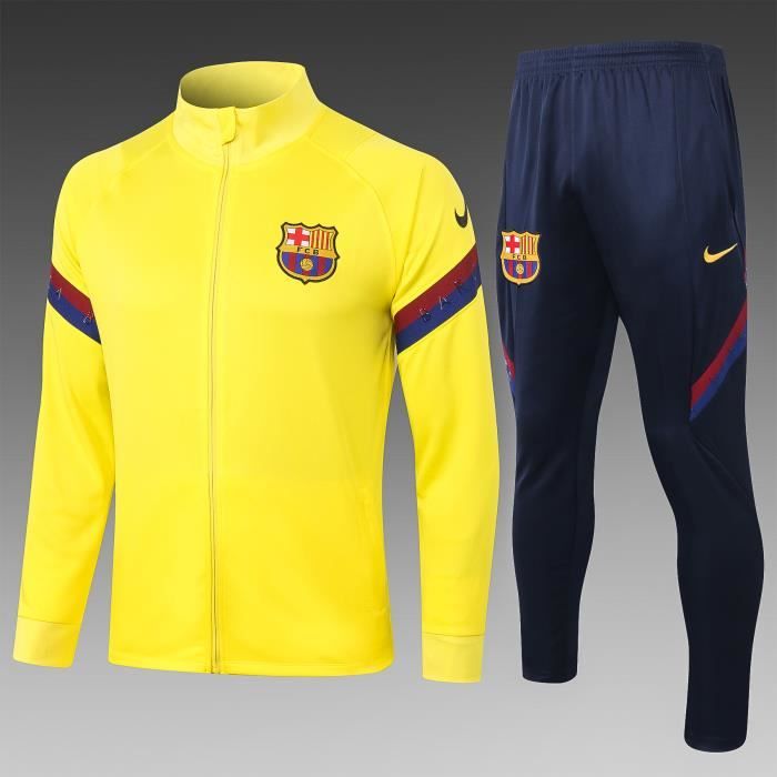 Survêtement de Foot Homme Veste 2020 2021 Nouveau Maillot de Football Pas Cher Survet Kit