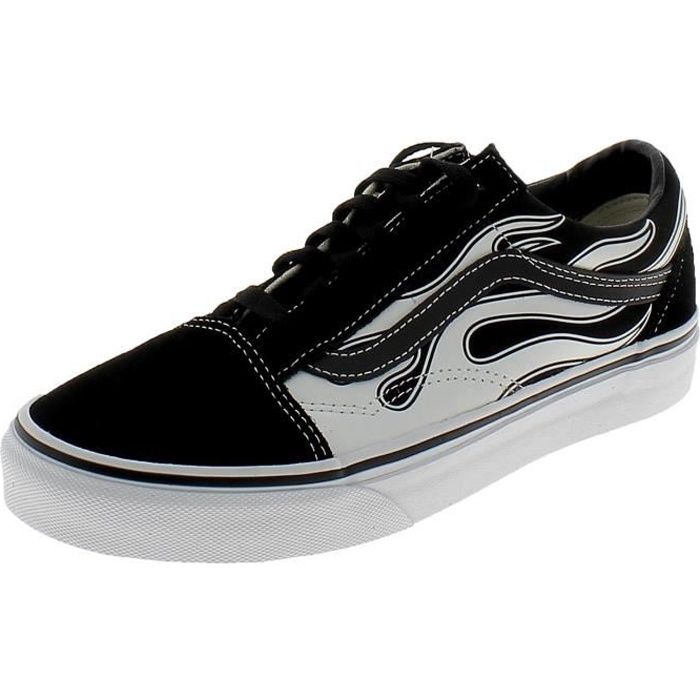 VANS OLD SKOOL FLAME CHAUSSURES DE SPORT POUR HOMME NOIR VN0A38G1K681