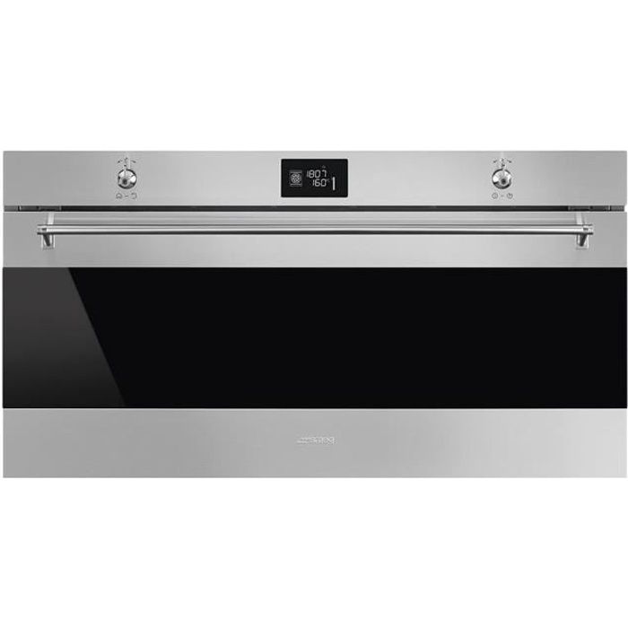 Smeg Elite SFR9390X Four intégrable niche largeur : 86 cm profondeur : 56 cm hauteur : 46.8 cm avec système auto-nettoyant…