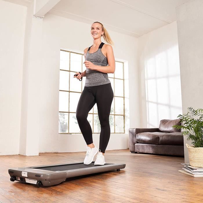 Sportplus - Tapis de Course Silencieux, Vitesse Réglable, Idéal pour la Maison et Le Bureau, Poids Max de l'utilisateur 120 Kg