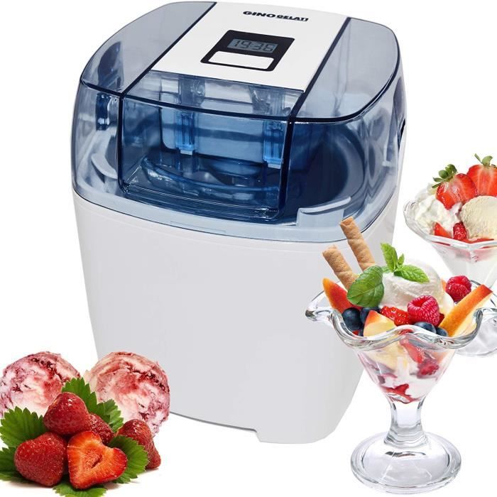 Machine à glace numérique avec minuterie Machine à yogourt glacé