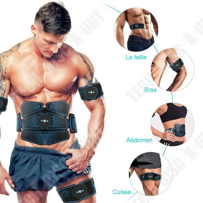 TD® Ceinture de fitness abdominale, entraînement des muscles abdominaux, appareil d'entraînement musculaire, bâton de massage